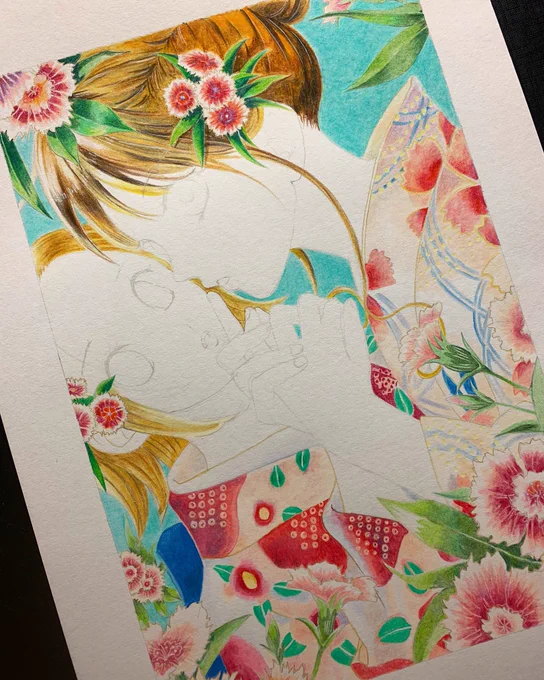 ちはやふる 80% #ちはやふる #模写