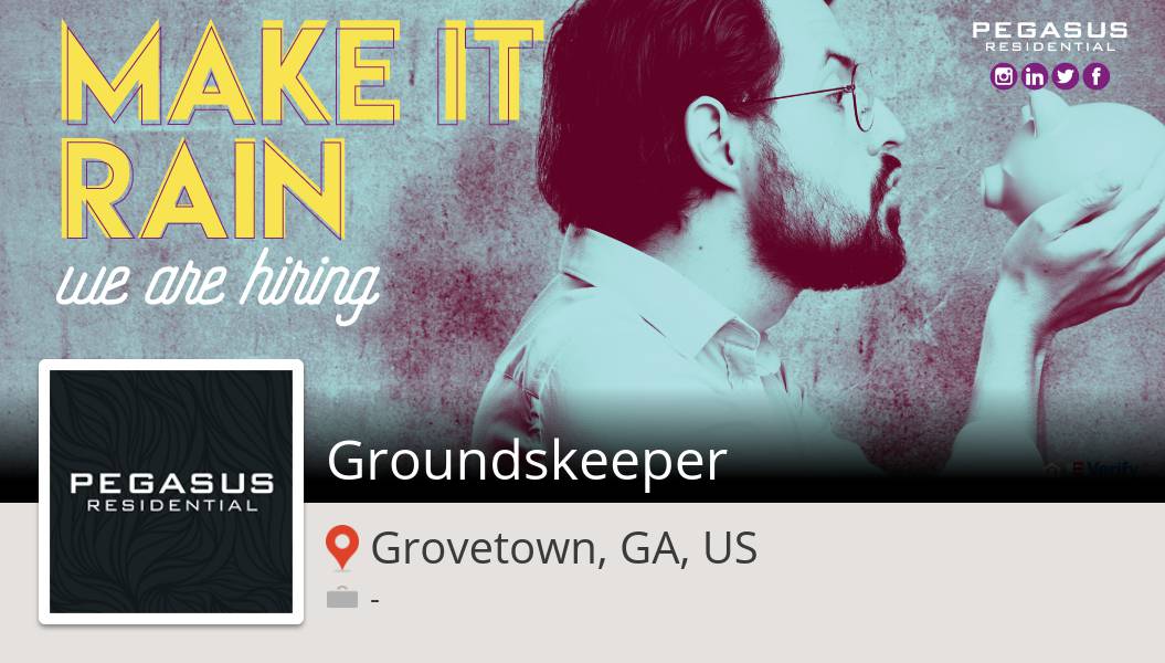 Apply now to work for #PegasusResidential as #Groundskeeper in #Grovetown! #job workfor.us/pegasusresiden… #pegasuspower #wemakepigsfly #pegasusresidential #wehelppeoplefindhome #pegasus