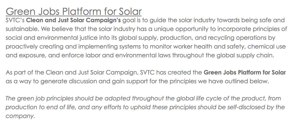  #GreenJobs platform for solar.. we wrote this in May 2009.