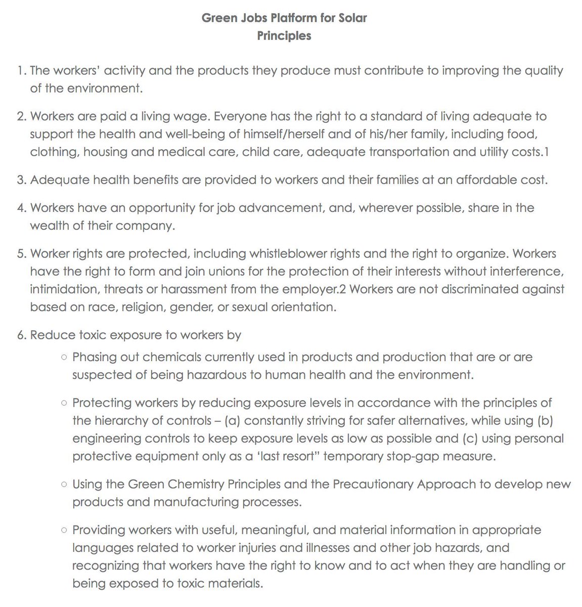  #GreenJobs platform for solar.. we wrote this in May 2009.