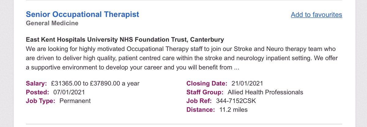 BarryNicholls18's tweet photo. Come and join us.  We are a friendly and passionate team and this is an exciting opportunity to develop your Stroke and Neurology skills. https://t.co/oQ9KQIujqx