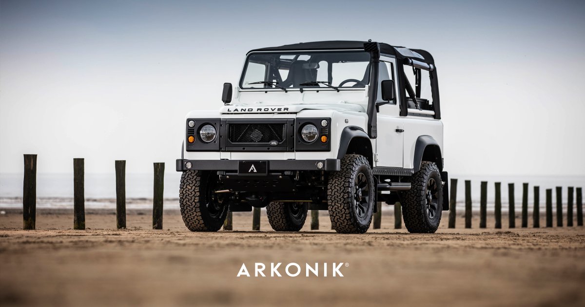arkonikdefender's tweet photo. There's only one thing for it... Summer Dreamin' 

Photo: @JamesCheadle 

#Restored by Us. #Reimagined by You.
#WeAreArkonik

#LandRoverDefender #weekendvibes #weekendaway #weekendstyle #arkonik #saturday #arkonikdefender https://t.co/RcWse2vTiO