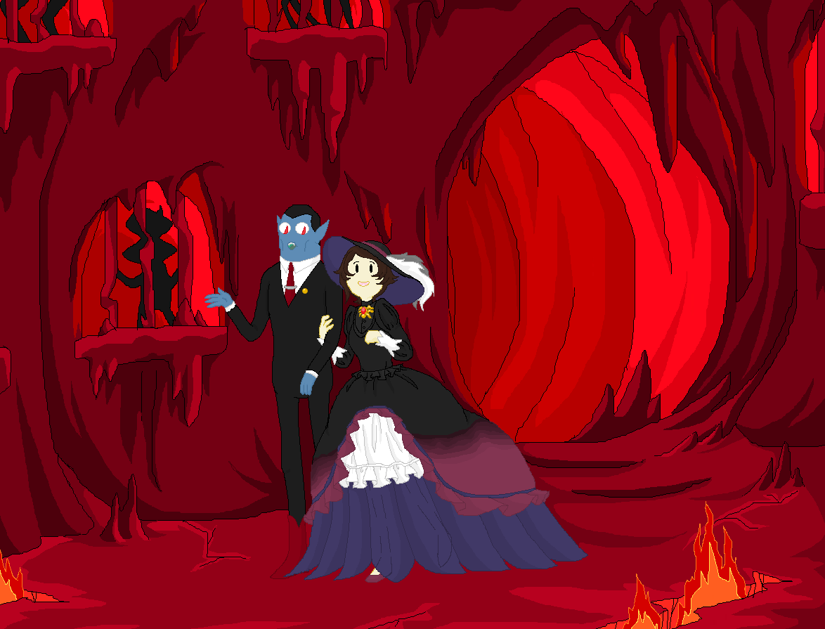 EmptyDollsHouse's tweet photo. #adveturetime #iactuallydidabackground #AU #oc #diffrentart #artstylechallenge #fashion #colorful #smile #brightday #suit #dress #nightosphere #hunsonabadeer #pixelart #MSPaint #2021timestamp https://t.co/s6dg0KK2Hh