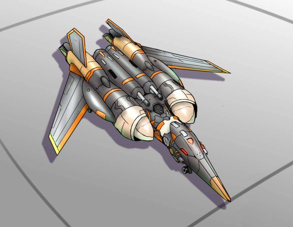 竹林 Pfmoh というわけで変形後も完成 前進翼がsd ﾟ ﾟd ｲｶｽｾﾞ 自画自賛 2連ガンポット の火力に両耳の榴弾砲の計4門の重戦闘機だ ガンポット前の意味深のくぼみはかつて使ってたメインブースター接続コネクタ 変形はできなくなるが装着は