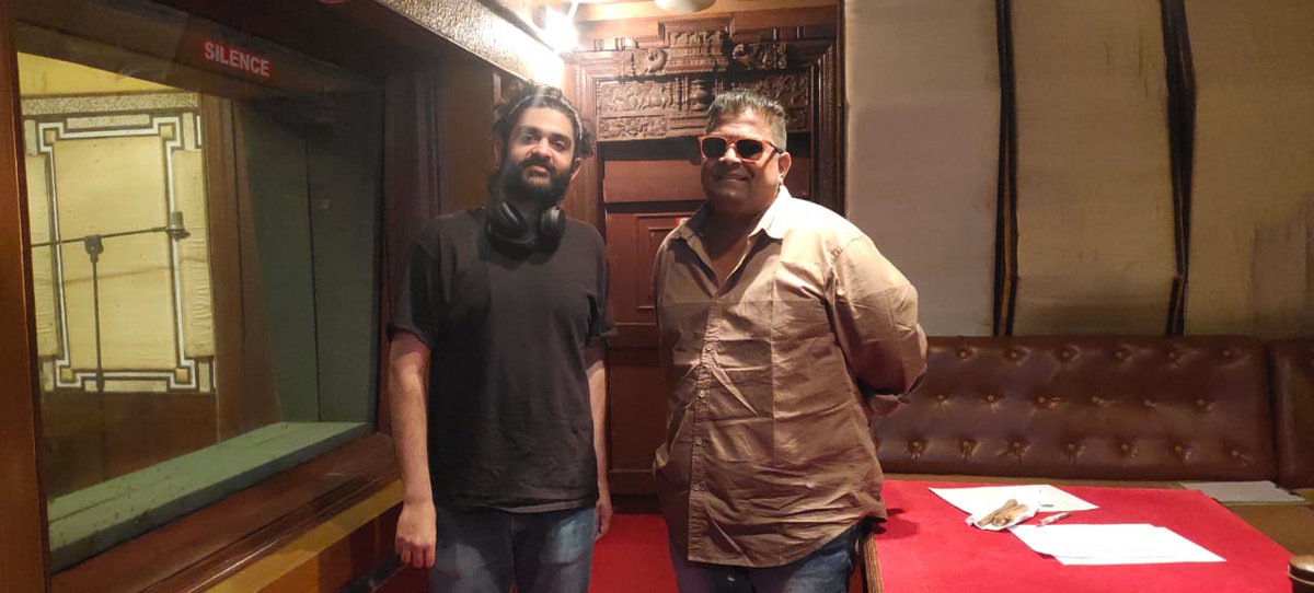 DirectorMysskin's tweet image. Today @sidsriram  sang a beautiful melody for Pisasu-2. 
He has a Mesmerizing, Soul touching &amp;amp; a Gentle voice which elevates anything he sings.

SID YOU ARE A GIFT TO US!!!
💛Mysskin
@Rockfortent @andrea_jeremiah @Lv_Sri @santhakumar_dop @kbsriram16 @teamaimpr @PRO_Priya #pisasu2