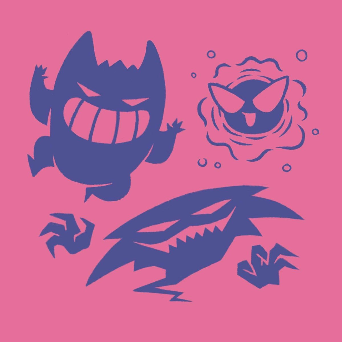 LukosPH's tweet photo. Boo! You just got haunted! 👻
It's too late to turn back now. 

#scaredya #pokemon #procreate #pikachu #nintendo #gengar https://t.co/v7Z8qTr0w4
