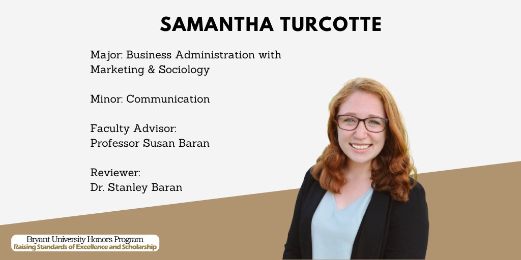 Samantha Turcotte, an Honors Program senior, is working on her thesis where she uses a live-action Disney movie to promote improved gender role awareness, body image, and self-confidence to parents of elementary school children through a media literacy intervention workshop.