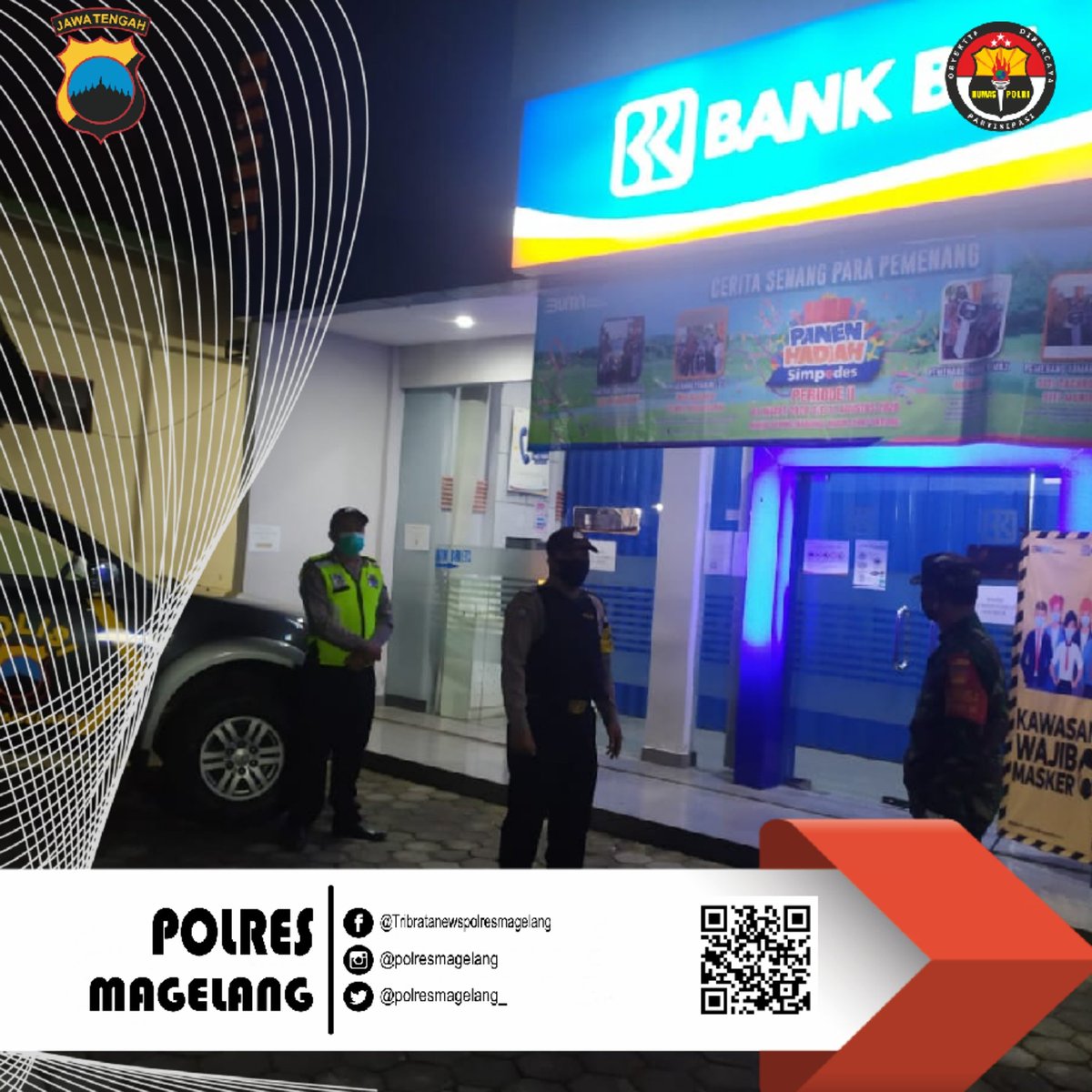 PolsekPakis_'s tweet photo. Dalam rangka untuk menjaga situasi kamtibmas dan kamseltibcar lantas di Kecamatan Pakis tetap aman, tertib, lancar dan kondusif. Polsek Pakis bersama Koramil 08 Pakis melaksanakan Blue Light Patrol antisipasi 3C.
#BlueLightPatrol #PoliceBackBone #TNIPolri https://t.co/fpMNkYGEl2