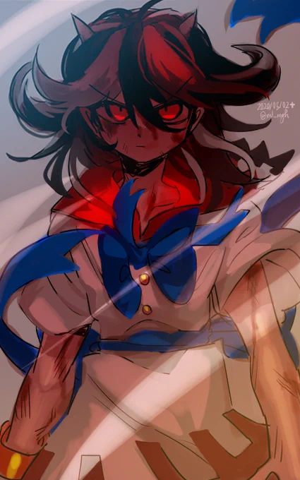 鬼人正邪|結構前の絵に加筆したやつ 