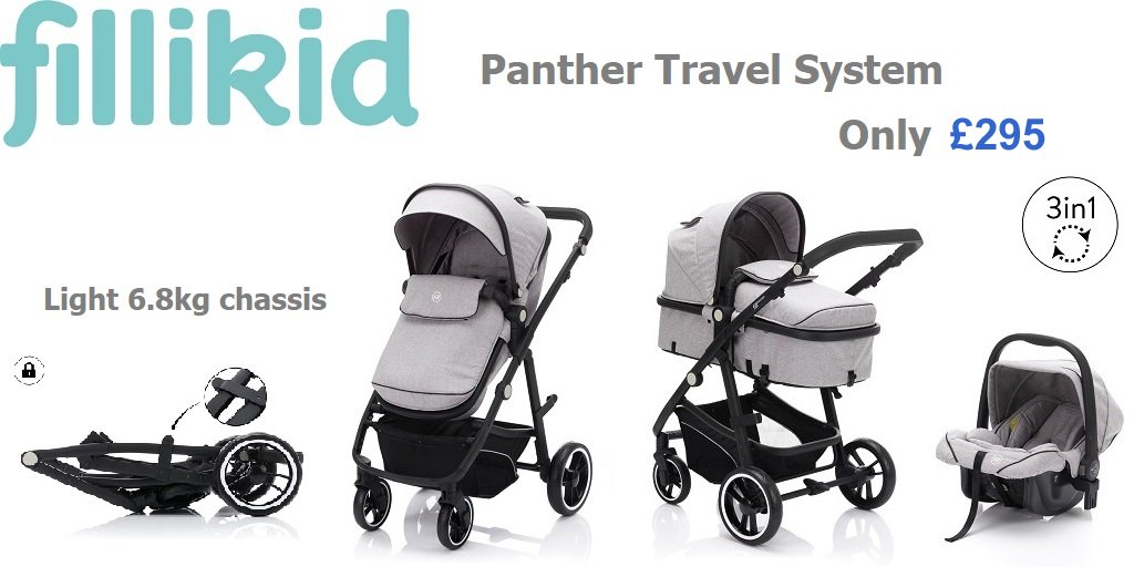 The Filiikid Panther Travel System (stroller, carrycot &amp; car seat) offers fantastic quality at an affordable price. Video demo from the link below. #pregnancy #PregnantWife #pregnant #baby #motherhood #carseat #women #stroller #parentingtips #parenting 

youtube.com/watch?v=U_b71J…