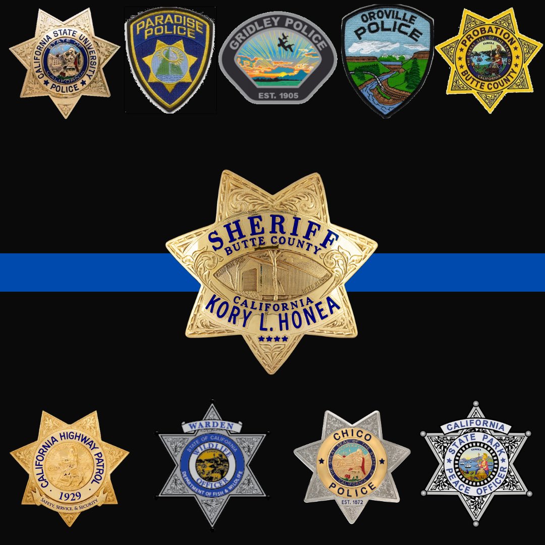 To our law enforcement partners in Butte County and beyond, thank you. 
#ButteSheriff #NationalLawEnforcementAppreciationDay