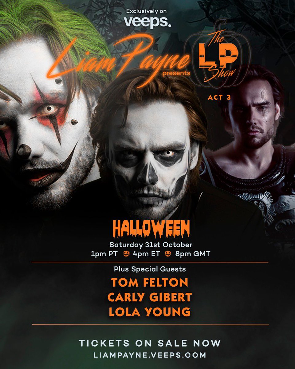 perfectnowangel's tweet image. So many special guests on  the #TheLPShowAct3
Loya Young, Carly Gilbert and Tom Felton! And we could be part  in the show with participating in the several competitions! Best Makeup, best costume!