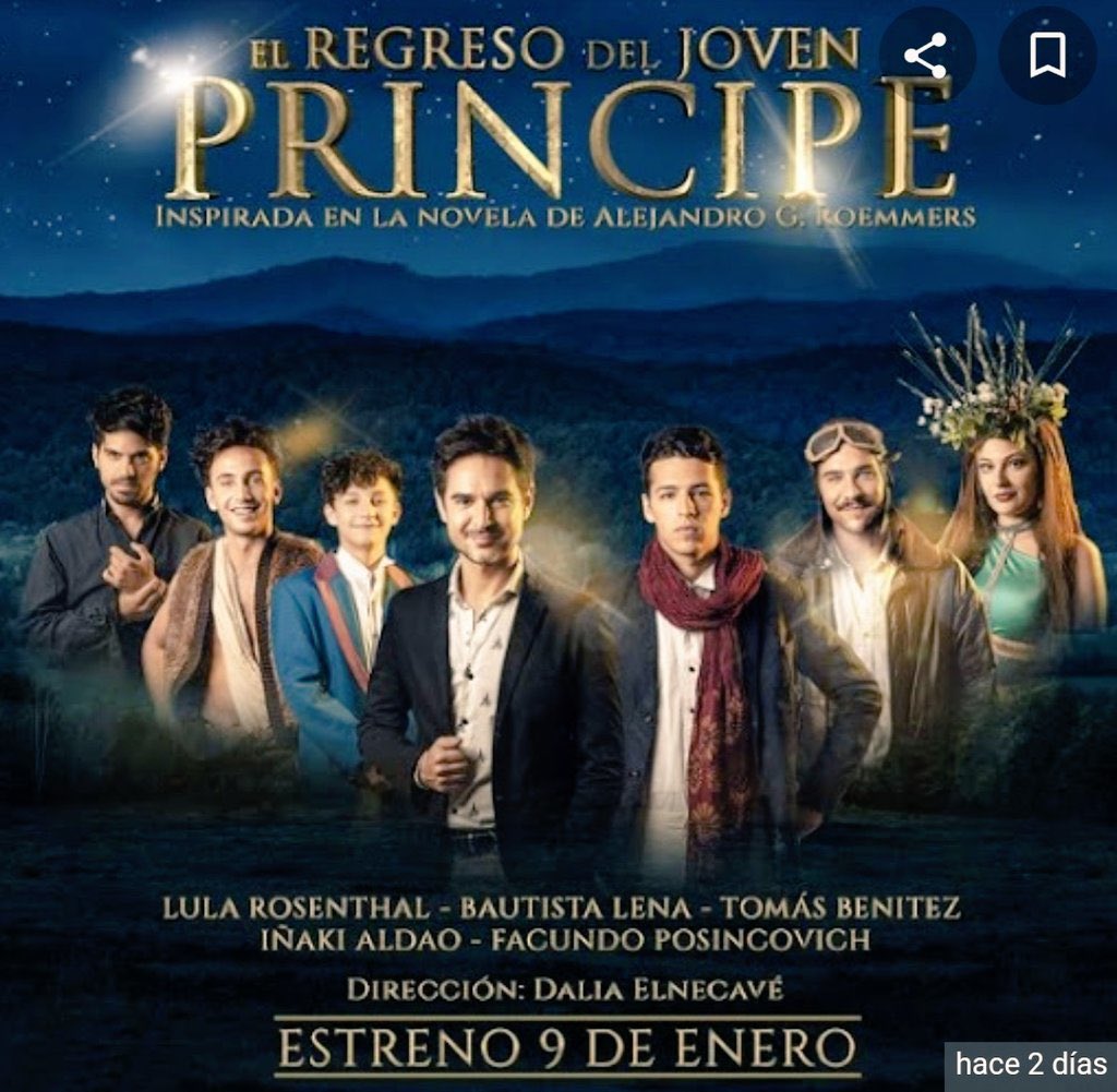 PatoEl_Unico's tweet photo. Hoy 🌠

19hs 

#Estreno #ElRegresoDelJovenPrincipe @patoarellano y gran elenco! 

Conseguí tus entradas ➡️ https://t.co/0E6gnfqlGF https://t.co/IZC57zxQYP
