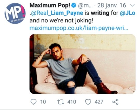 After the hiatus announcement, Liam was also rumored to write for other artists. It doesn't matter if he really wrote for them, what matters is his reputation in that field and how he was praised for his abilities