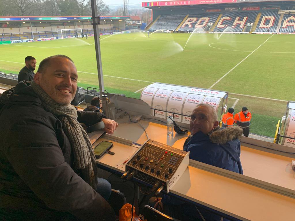 therailwaymensg's tweet photo. When @therailwaymensg were approached to help with providing commentary for the @crewealexfc vs @officiallydale game on #iFollow we had a great response from our members! 

If you’re listening, we hope you’ll agree that Adam and @TrevGriff57 are doing a great job! #CreweAlex ⚽️🚂 https://t.co/t01F13ULIn