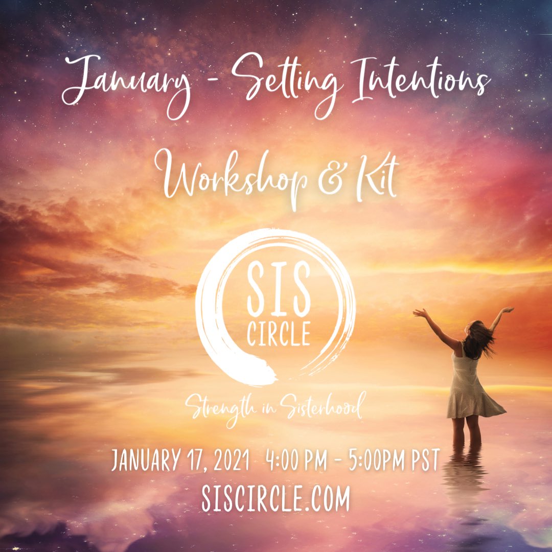 siscircle1's tweet photo. Start 2021 with setting intentions to manifest your best life! Join us as we build community and welcome the new year with an investment in ourselves. We deserve it! Come on ladies! https://t.co/h0vNy0b9bR #intentions #WomenSupportingWomen #wellness #selfcare https://t.co/Deh99VUd4J
