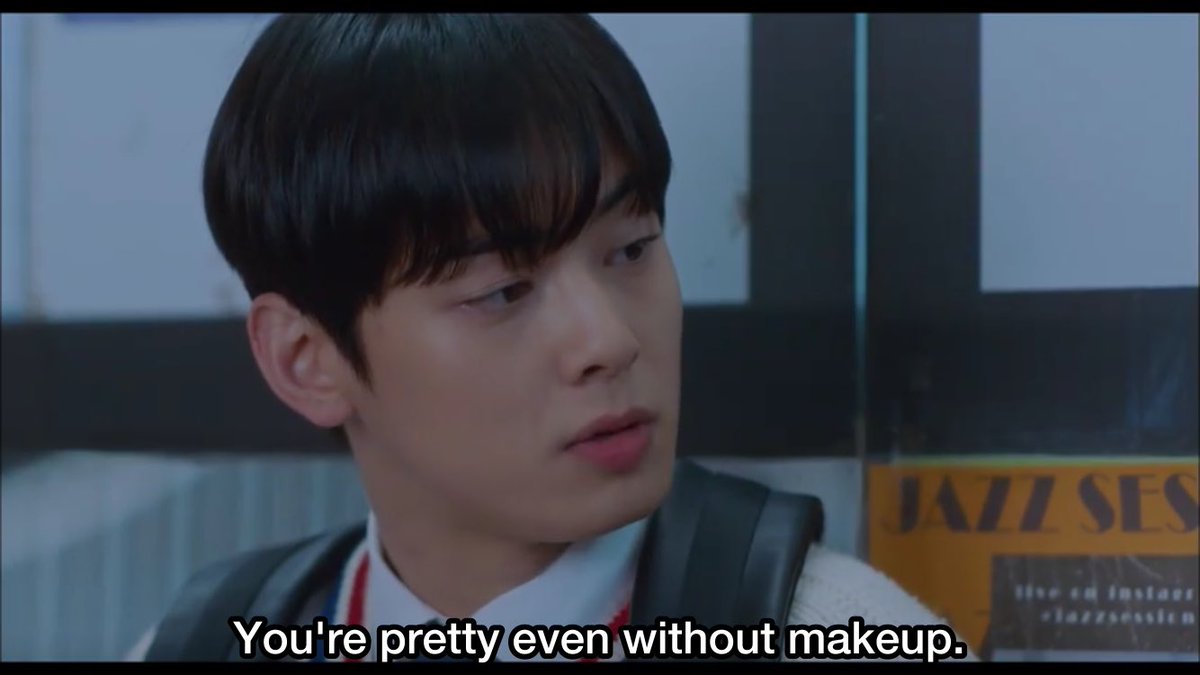 the way he just casually tells jugyeong that she's pretty just the way she is