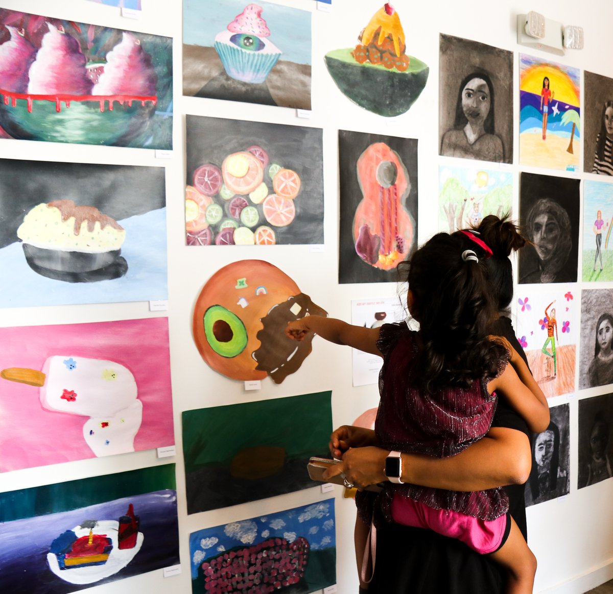 Let's celebrate! 🎊 All of our students have put in hard work this year to make amazing artwork. Check your local One River to see how you can view all of the work from this year's Student Show.