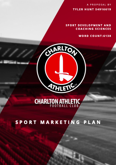 Tylerhunt98's tweet photo. Finally finished my sport marketing plan about Charlton Athletic, Fancy a read? @CAFCofficial @SandgaardThomas https://t.co/4eQhJonreT