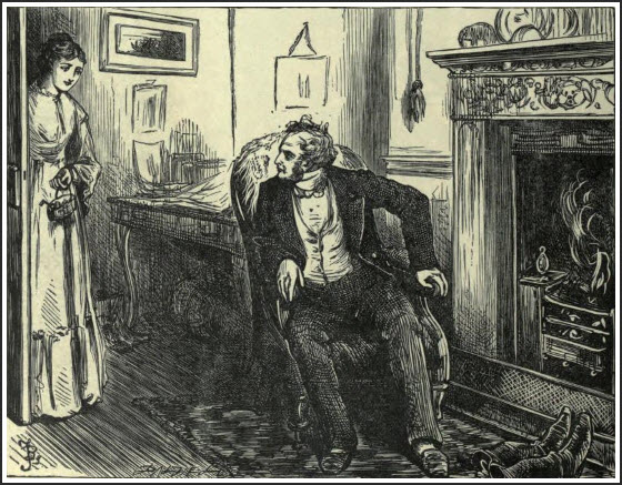 With #4. "The East Wind,"  #Dickens focuses on John Jarndyce's euphemism for depression, which he mentions to Esther, Ada, and Richard whenever he needs to be alone in his study, called "the Growlery." There, he works out his feelings and returns, outwardly cheerful again.