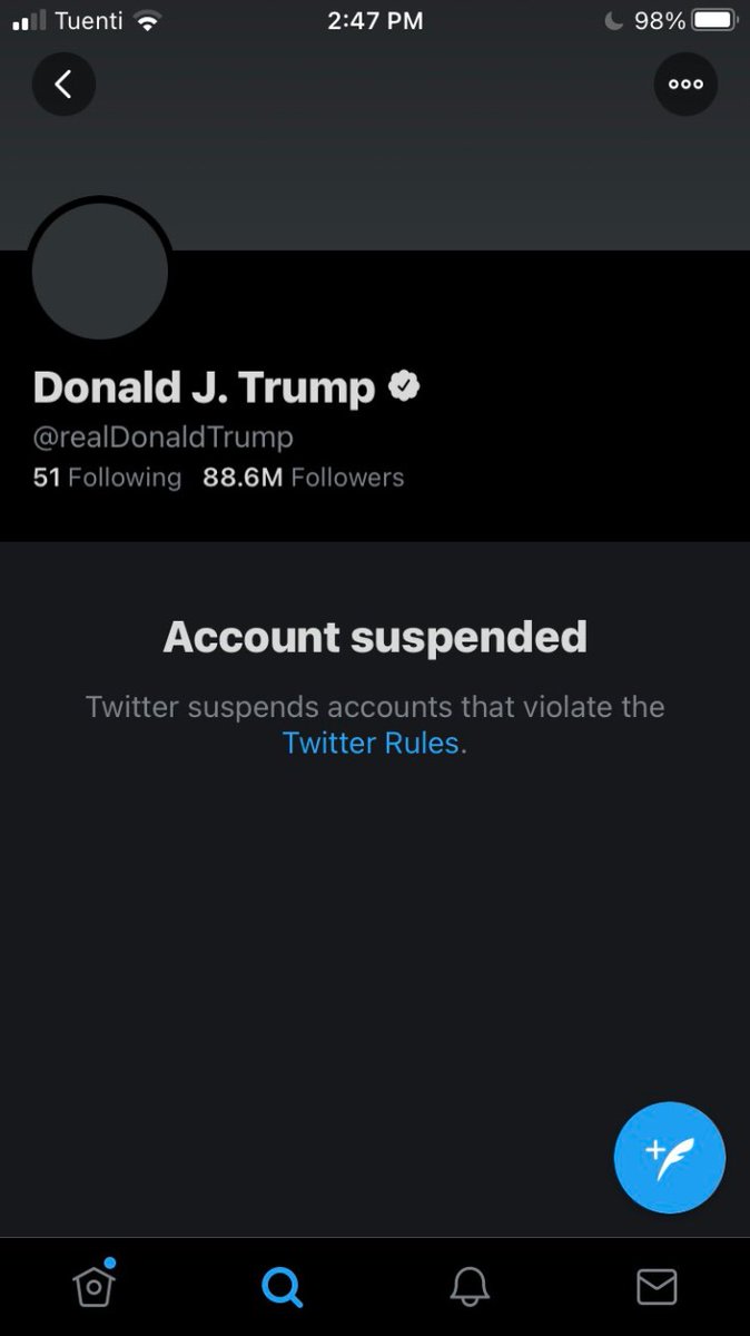 DMwambonu's tweet image. For those who don&apos;t understand how censorship works.
Now they are seeing what we been Fighting against.
Censorship is about Suppressing those who dare to see things differently.
No one should go through this fate.

#TrumpBanned  #BigTechDictators