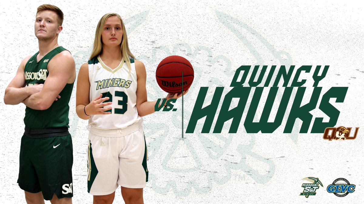 🏀 GAME DAY! <a href="/Miners_WBB/">S&T Women's Basketball</a> &amp; @MST_MBB take on Quincy today at 4 and 6pm! 

📺: glvcsn.com/mst/
📈: minerathletics.com/sidearmstats/w…
📻: streamdb9web.securenetsystems.net/v5/index.cfm?s…