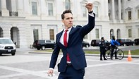 #WeAreTrump
Josh Hawley showing his soon to be cell mates that he's into fisting:
