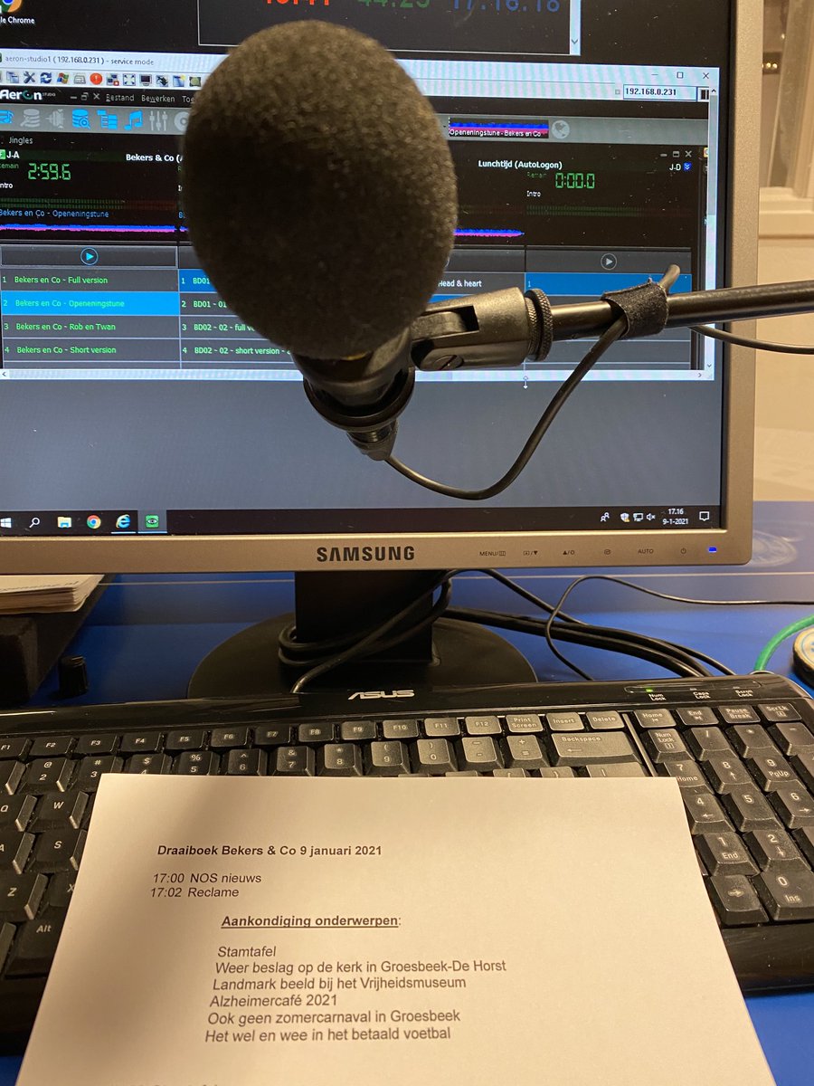 Wij zijn nog steeds op Twitter (en de radio). Tot 18:00u ⁦<a href="/bekersenco/">bekersenco</a>⁩ op ⁦<a href="/omroepbergendal/">Omroep Berg en Dal</a>⁩