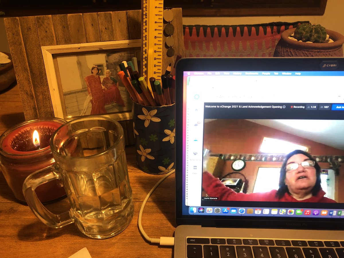 ewb's tweet photo. Interactive #landAcknowledgement - water 💧 fire 🔥 and loved ones. ❤️ @lauramaracle #ewb #virtualxChange #interconnected https://t.co/KdYEfqsoJm