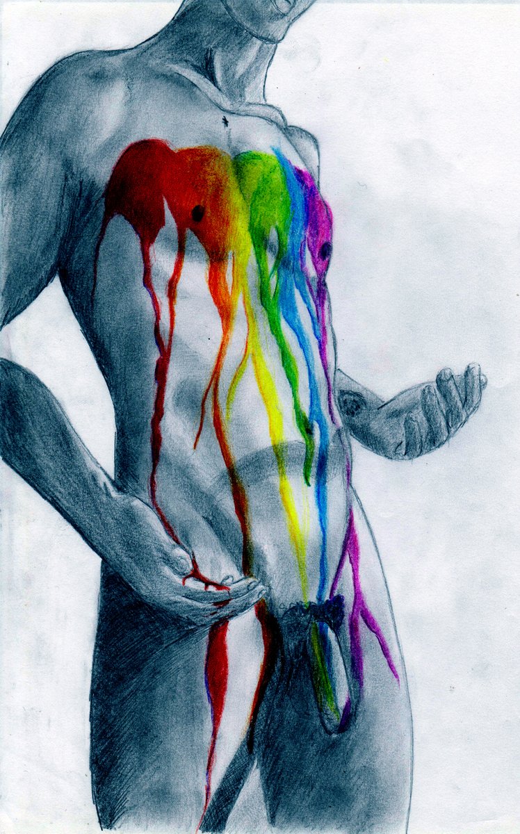 85Theobroma's tweet photo. infine io, ispirato dai una foto fatta da @Fotografoitali1 #art #gay #gayart #draw #drawing #artisticnude #nude #eroticart #me #rainbow #paint #trickled secondo step, ma sono indeciso:
mi piacciono i colori mi piace il b/w https://t.co/lRggsPiYNd