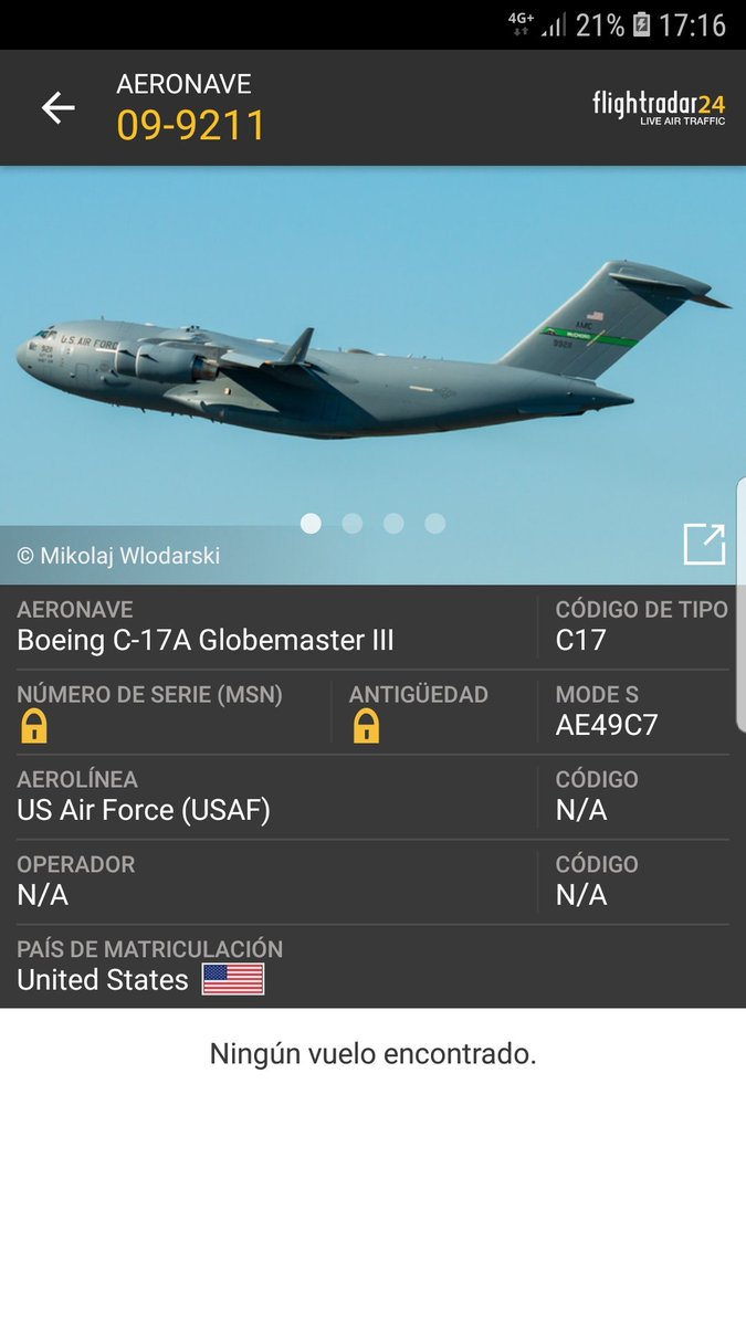 MilRadar's tweet photo. 🇺🇸 #USAF C-17A Globemaster III 09-9211 "Spirit of Medal of Honor" del #62ndAW #446thAW aterriza en #Rota procedente de #Pease #ANGB #NewHampshire https://t.co/uBjBCq2qdq