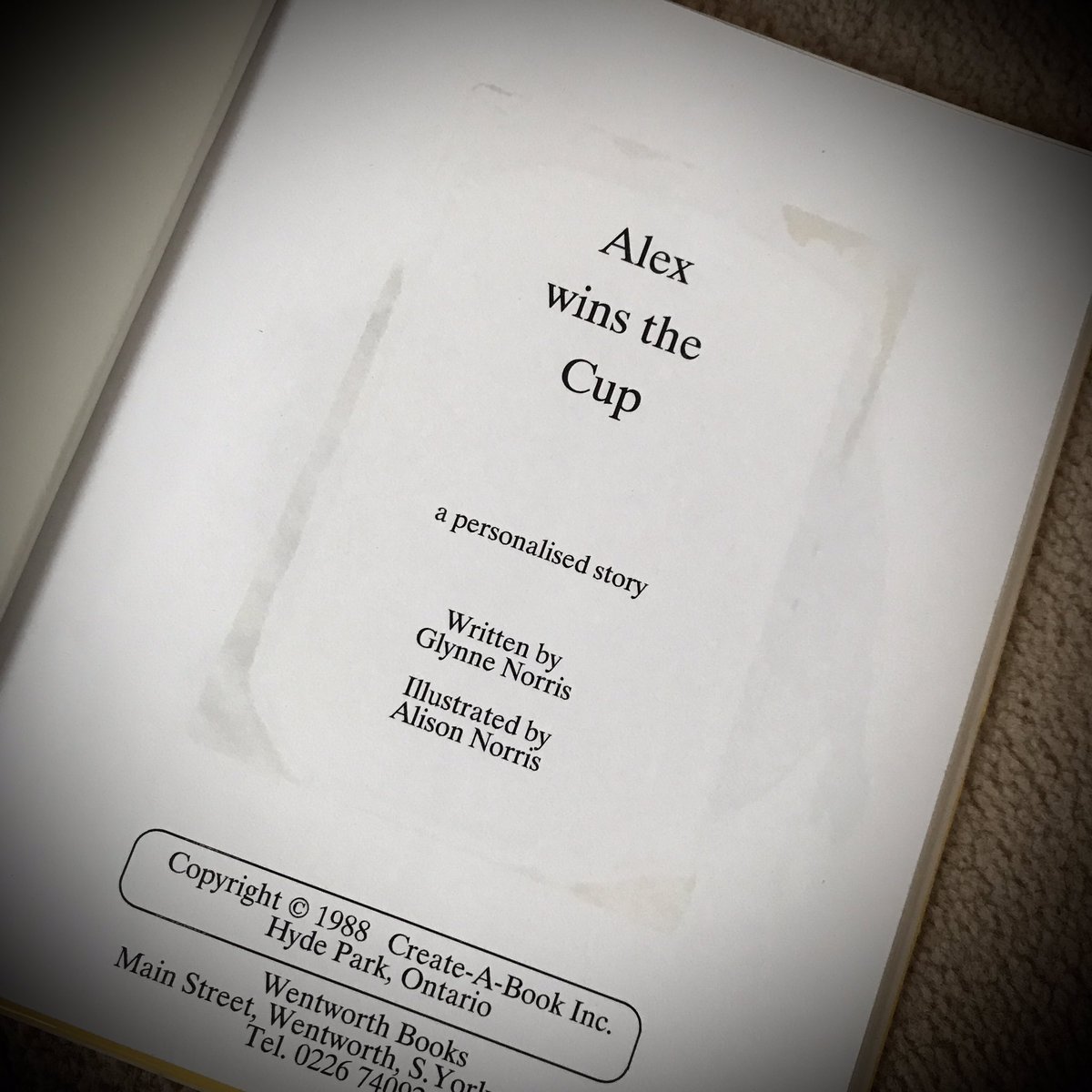 Finally, in the early 90s the club struck a deal with a publisher for ‘personalised’ books, where you provide names, friends, fave players etc. Standard stuff now but was proper revolutionary back then -years ahead. We never did win the European Cup Winners Cup....