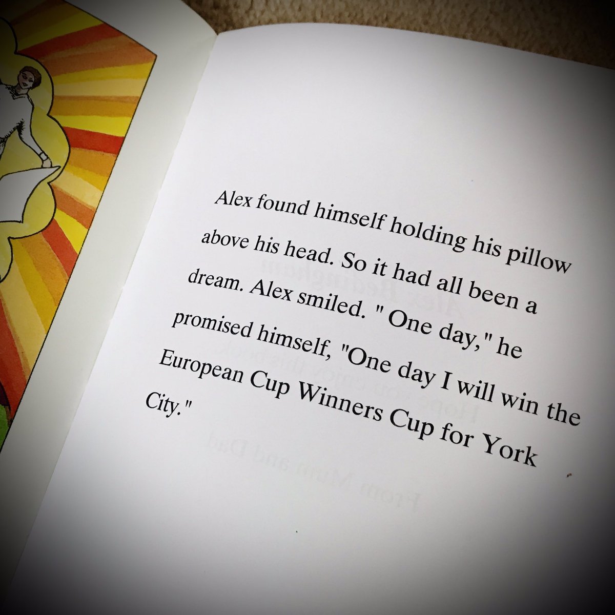 Finally, in the early 90s the club struck a deal with a publisher for ‘personalised’ books, where you provide names, friends, fave players etc. Standard stuff now but was proper revolutionary back then -years ahead. We never did win the European Cup Winners Cup....