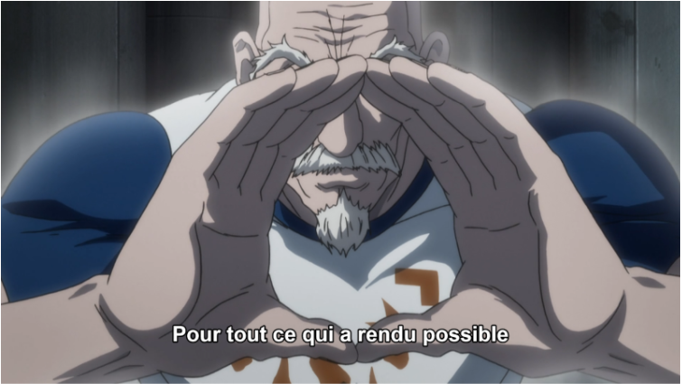 Allant même jusqu’à montrer de la gratitude envers meruem.