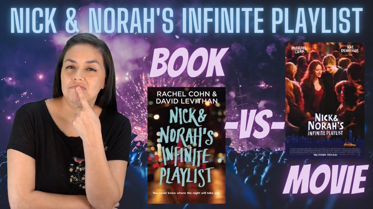 shelf2screen's tweet photo. My latest video is live! Come watch as I break down the differences in Nick and Norah's Infinite Playlist|Book vs Movie.

Watch Now: https://t.co/10tIBviGeg

#BookTube #NickAndNorah #BookshelfToBigScreen #BookVsMovie https://t.co/xEv5OuTJ2a