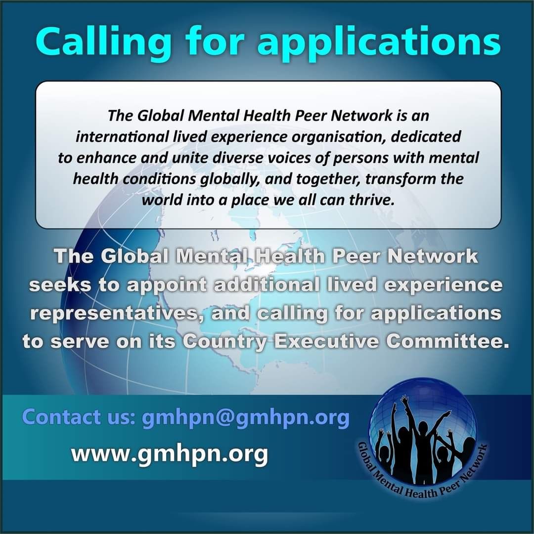 NaeemDalal's tweet photo. 📢Are you a person with #mentalhealth #livedexperience who are passionate about mental health #advocacy and #humanrights? Interested in representing your country on the Global Mental Health Peer Network's Country Executive Committee? Apply https://t.co/QWvv8bh8Bz
🇿🇲#Zed_Twitter https://t.co/kvauDvH1R7