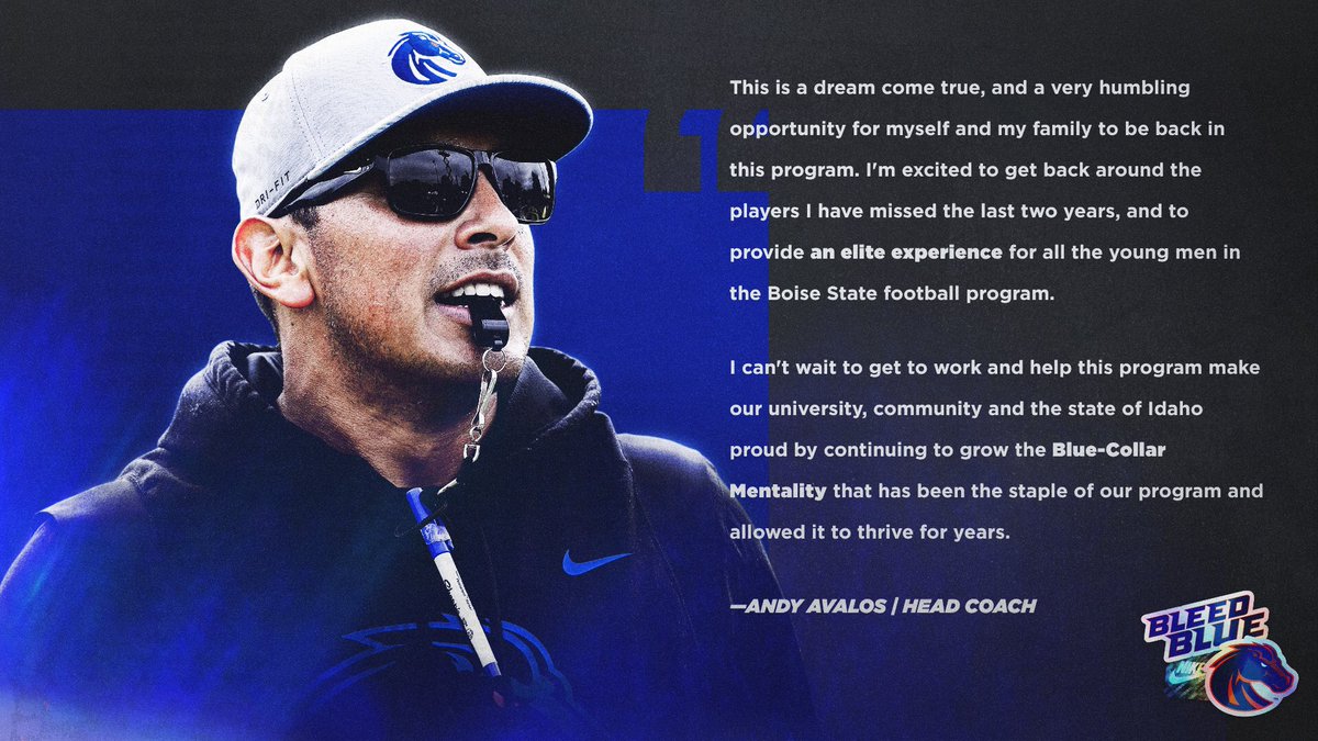 “𝘼 𝙙𝙧𝙚𝙖𝙢 𝙘𝙤𝙢𝙚 𝙩𝙧𝙪𝙚” —Coach Avalos

#BleedBlue
