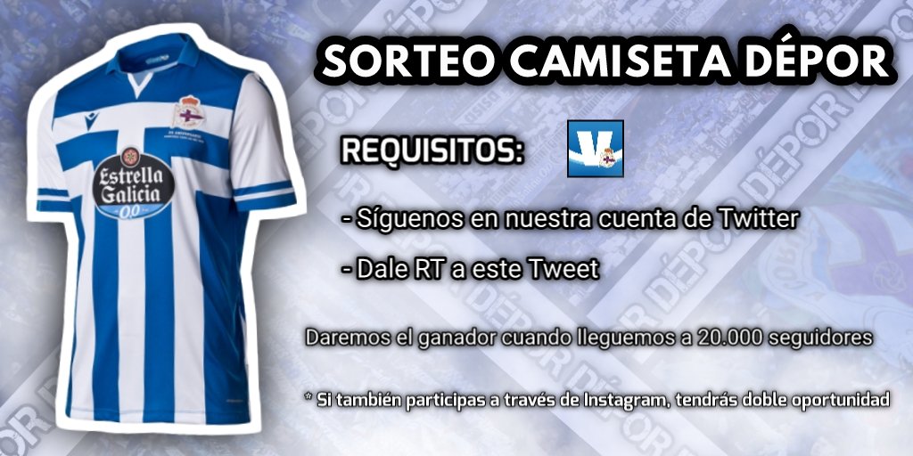 🚨¡𝐒𝐎𝐑𝐓𝐄𝐎 𝐂𝐀𝐌𝐈𝐒𝐄𝐓𝐀 𝐃𝐄𝐏𝐎𝐑!🚨

🔵 REQUISITOS PARA PARTICIPAR:

• Dar RT a este Tweet.
• Seguirnos en Twitter.
* Si participas a través de Instagram tienes doble oportunidad.

📲 Menciona a quién se la regalarías