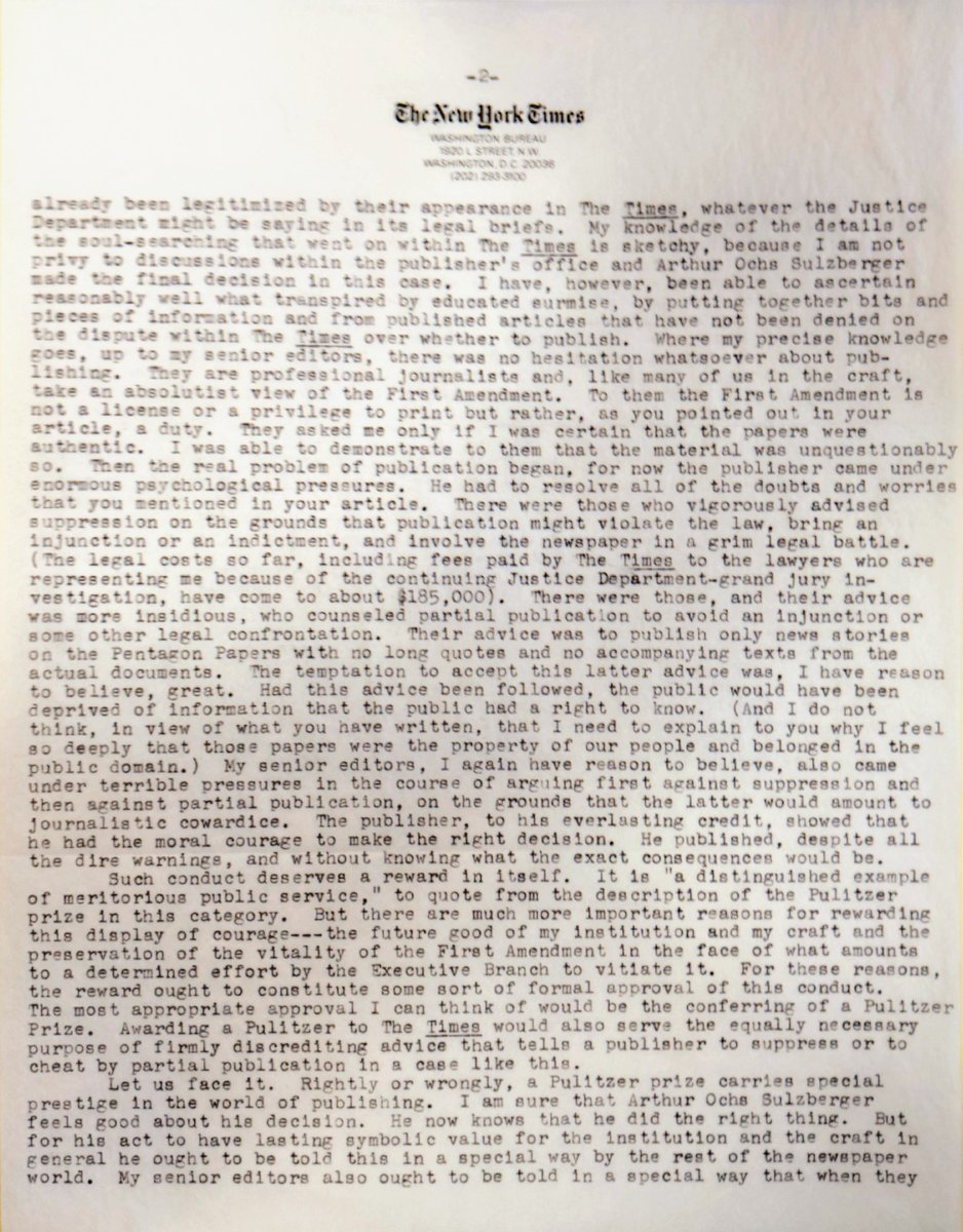 Dworkin’s idea of the press as trustees suggested that Dworkin would be sympathetic: “I do not think … that I need to explain to you why I feel so deeply that those papers were the property of our people and belonged in the public domain”.
