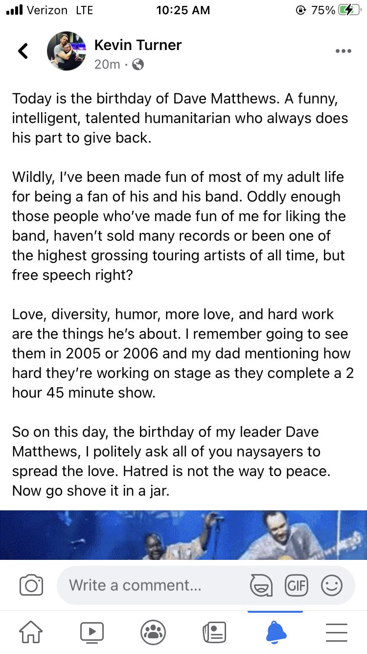 Happy Birthday to Jimmy Page and my leader, Dave Matthews 