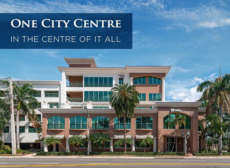 BocaDev's tweet photo. We’ve started a new initiative. If you own or represent an available commercial property in the City of #BocaRaton, we’d love to highlight it. Our first feature is of @PennFloridaCos One City Centre. INFO:561.750.1030. 

#GoodBetterBoca
#SharingTheGoodWord
#BetterTogether
#JoinUs https://t.co/U1aLgRGPP8