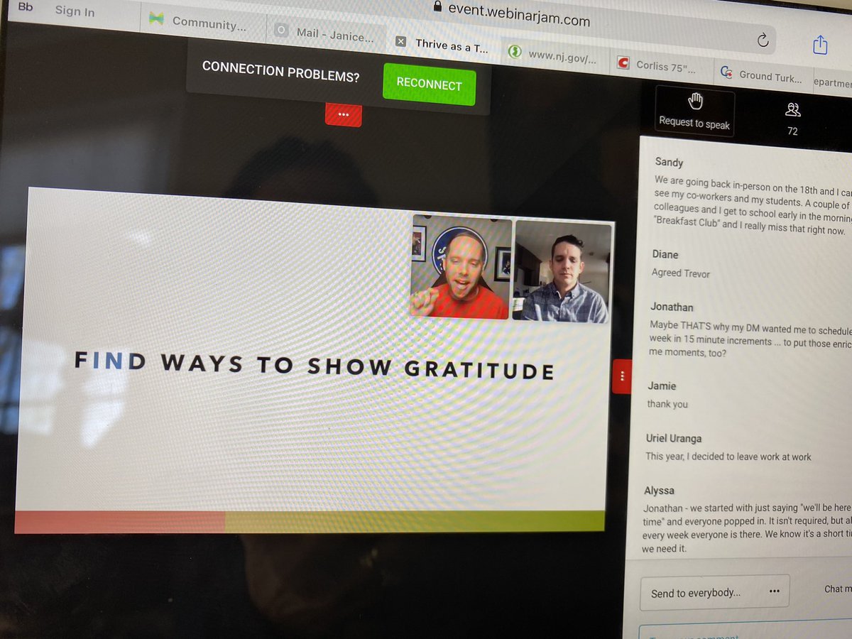 Great inspiration this morning!! SHOW gratitude !!
<a href="/TrevorMuir/">Trevor Muir</a> <a href="/TechNinjaTodd/">Todd Nesloney</a> <a href="/PrincipalKrich/">David Kricheff</a>