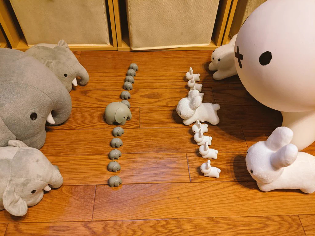 ぞうとうさぎのかわいらしいいくさが…はじまる…⁉