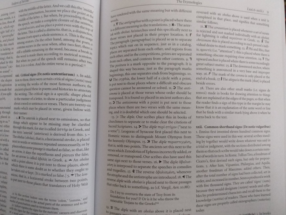 Manuscript notations explained