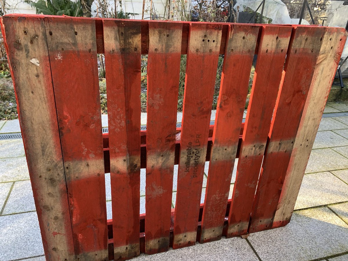 Today’s project start to make duck board paths for the vegetable garden from pallets.