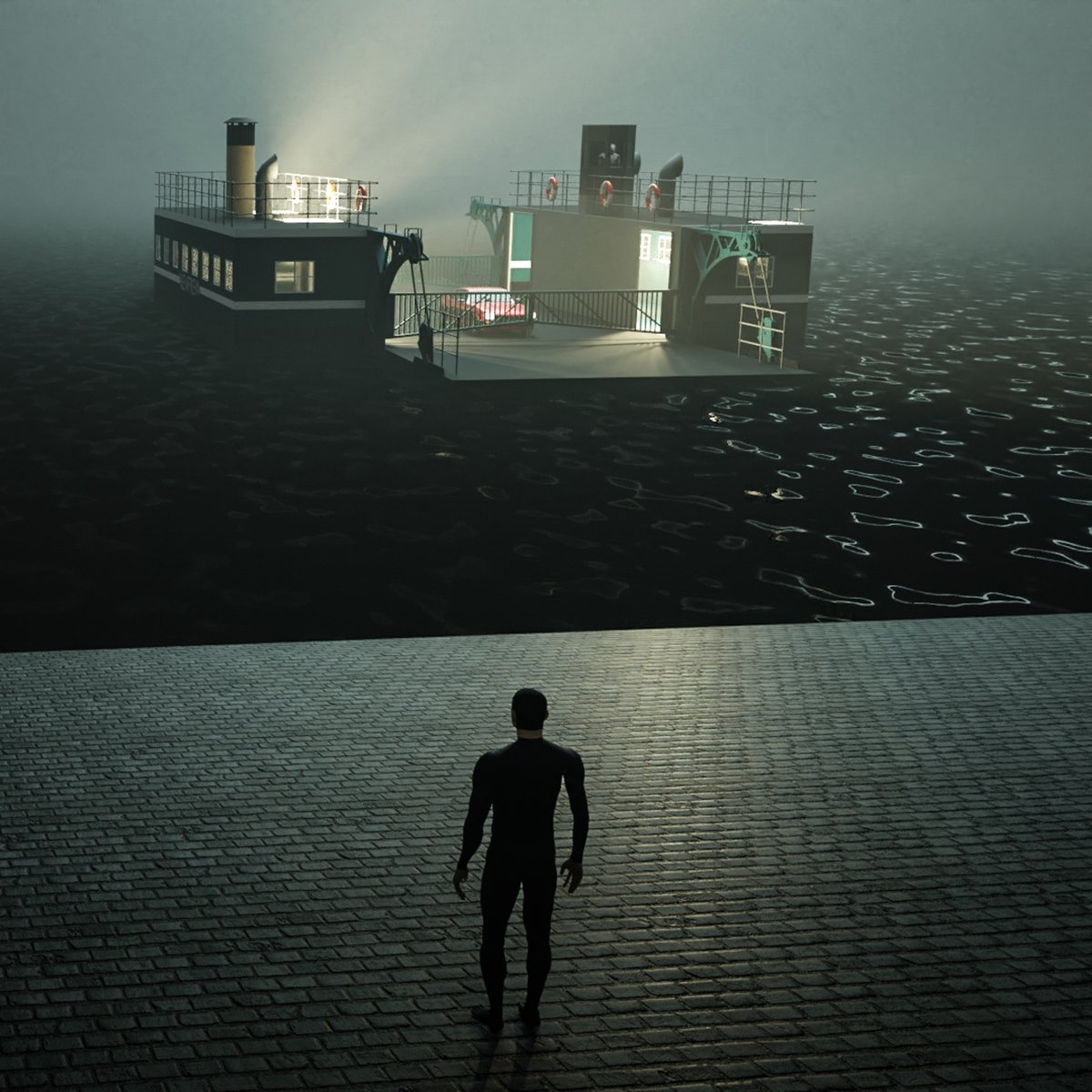 ZenoWatson's tweet photo. During this Lockdown, I have been developing my 3D modelling skills. Working on a Renfrew Ferry Project, still a fair bit of work to do with chains, stairs and upper deck details. https://t.co/tKxW2fj60b

#RenfrewFerry #3DModelling #ChainFerry #blender3d #Blender #CGrender https://t.co/VheDz9EY87