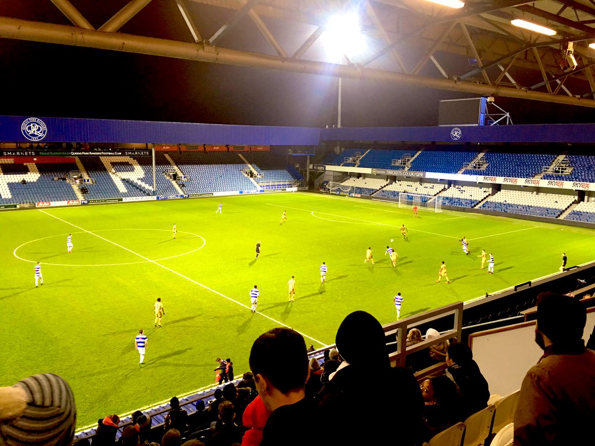 Loftus Road. My first ever game was here, I lived within earshot of the ground and I throughly love the place. The seats are ludicrously tight, the atmosphere is great and you’re a short walk from a load of great pubs in the Bush