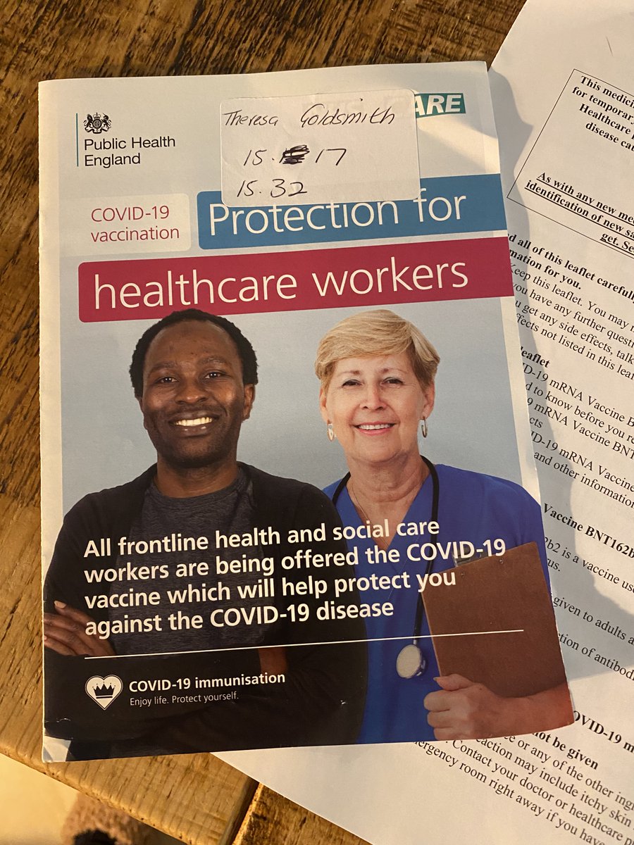 TGClinic's tweet photo. 💉 Covid #vaccine done ✅ 

Thank you to our amazing #NHS and everyone involved in the #Covid19 roll-out 🙏🏼🙏🏼 https://t.co/MdEotqNUGq