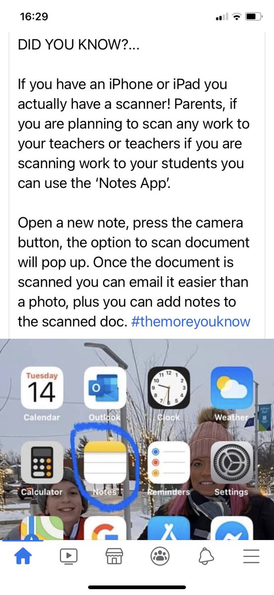 MrsHogg_Tech's tweet photo. 📲Shared tip with my students to help with #learningathome
Anything to make teaching remotely a little easier for everyone! 👩🏻‍🏫🏡💻

*noted...shared from someone else* https://t.co/J3T3ptMxwM