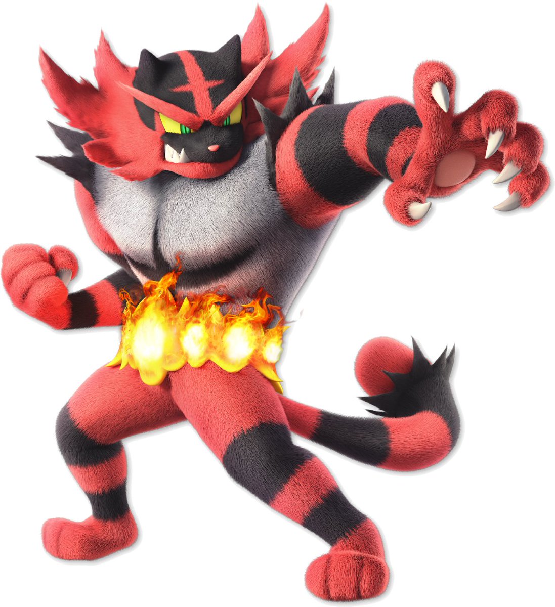 DeathBattleBot's tweet photo. DEATH BATTLE! Incineroar VS Erron Black https://t.co/MsL65nn5jH